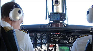 Barens Air Link pilots. Photo: Stig-Arne Nordstrom, SR