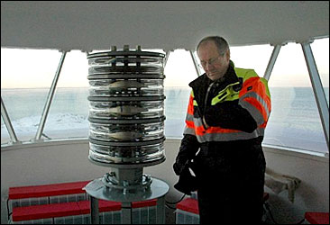 Valter Seipajærvi, the last lighthouse keeper in Norway. Photo: Arne Store, NRK