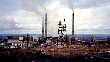 Nikel smelting plant . Photo: Skjalg Fjellheim, Scanpix
