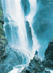 Hesjadalsfossen, Vaksdal; Photo: Per Eide / NTR