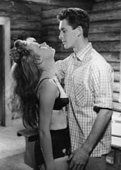 Liv Ullmann and Atle Merton in "The wayward girl" (director: Edith Carlmar, 1959)